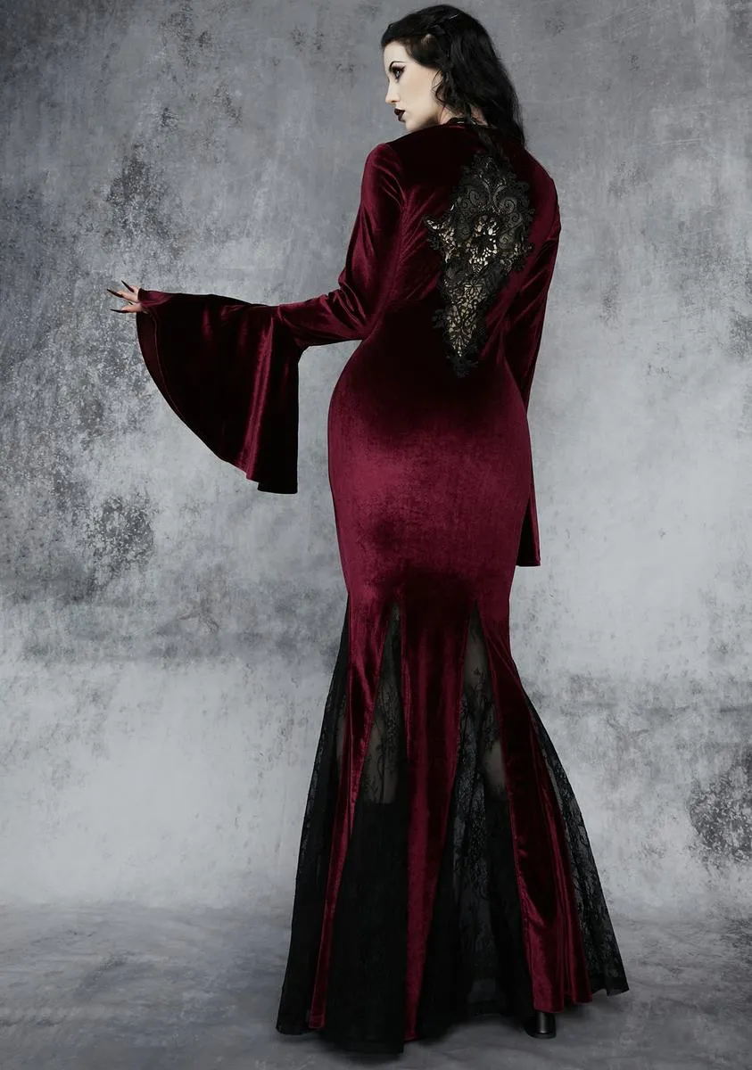 Love Like Blood Maxi Dress sold by Dolls Kill product image thumbnail 4