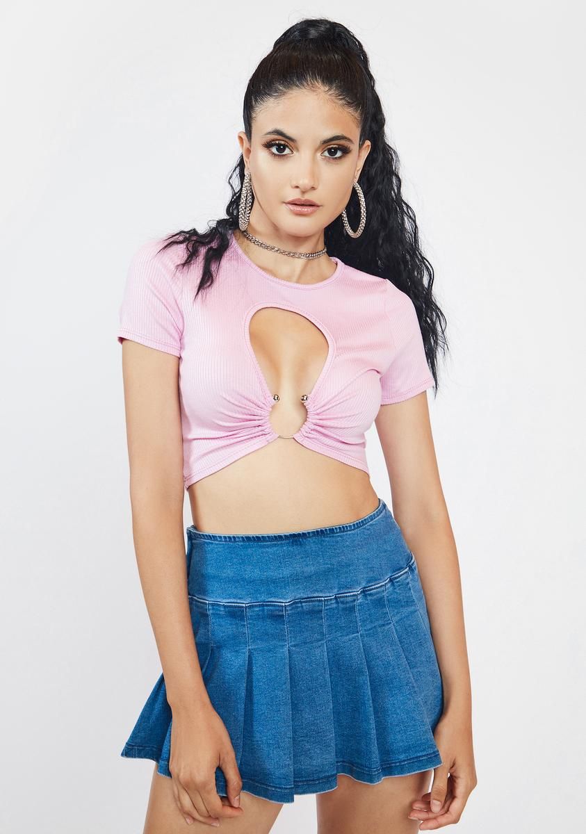 Baby Bribe Me Crop Top sold by Dolls Kill product image thumbnail 2