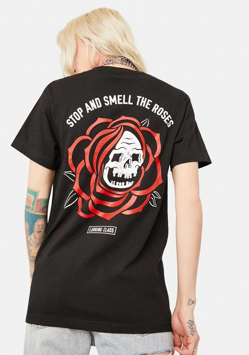 Smell The Roses Graphic Tee sold by Dolls Kill
