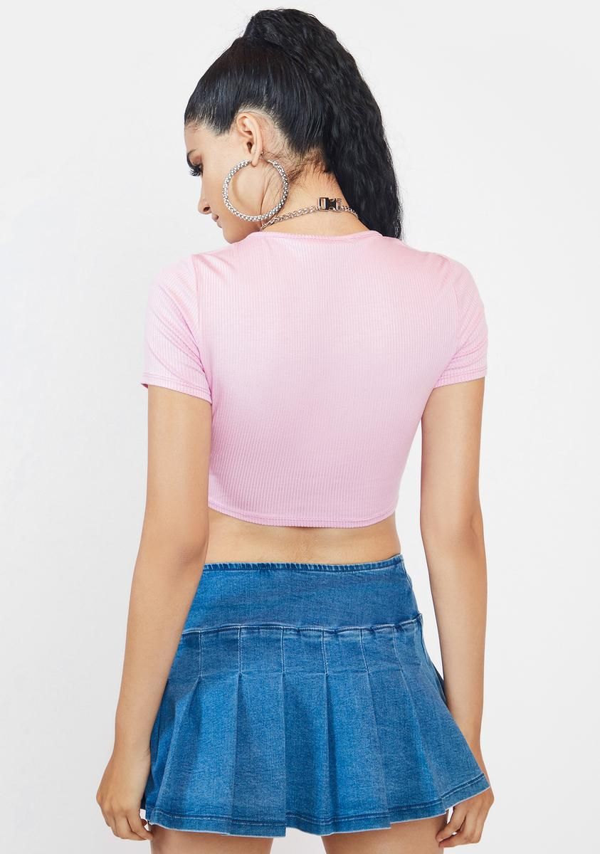 Baby Bribe Me Crop Top sold by Dolls Kill product image thumbnail 4