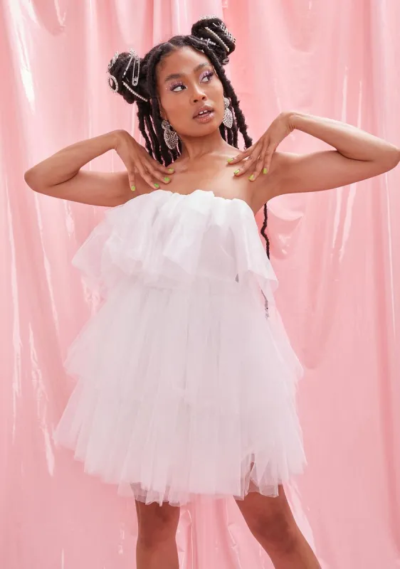 Pure Party Pls Tulle Mini Dress sold by Dolls Kill