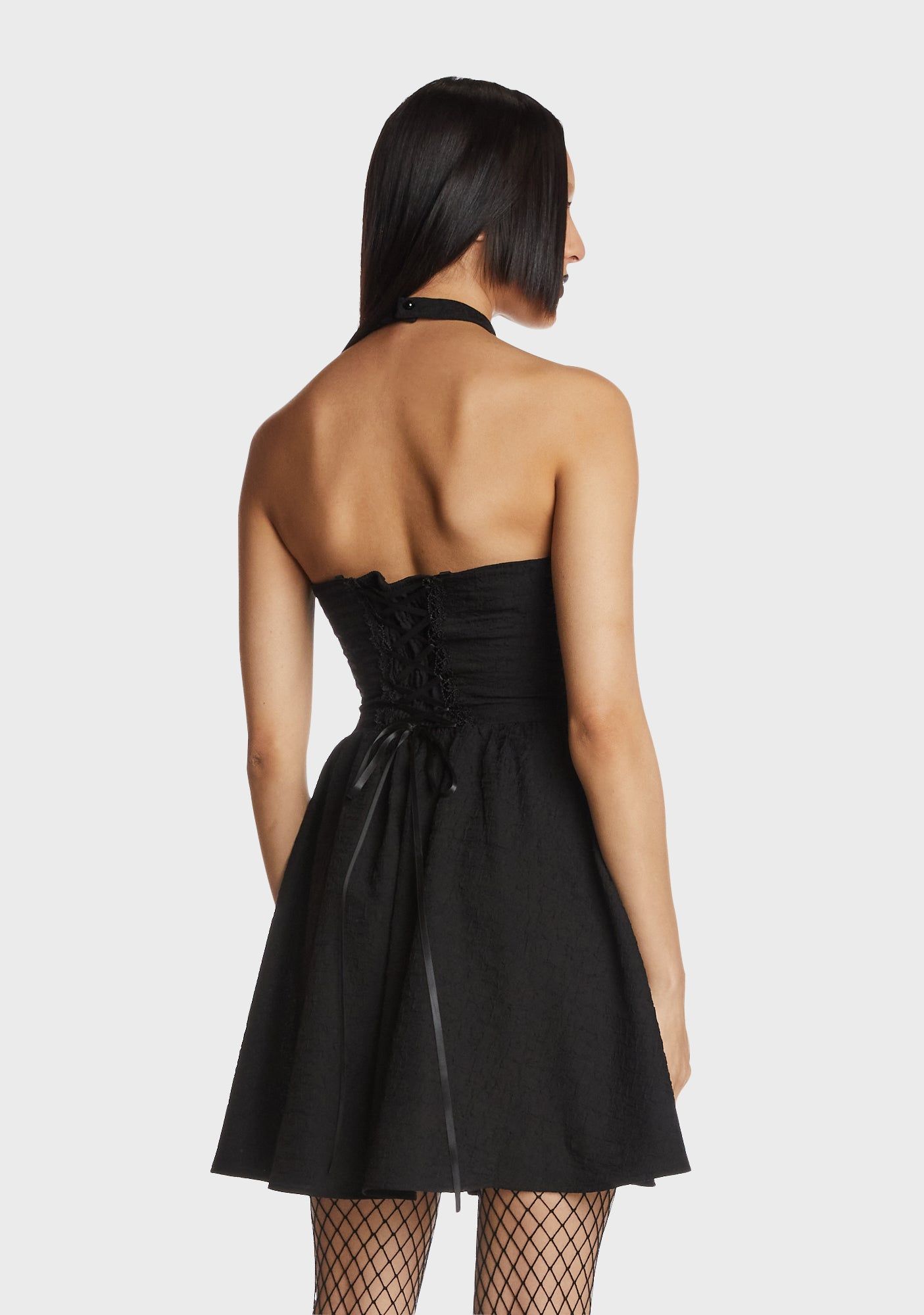 Gothic Big Cross Strap Dress sold by Dolls Kill product image thumbnail 5