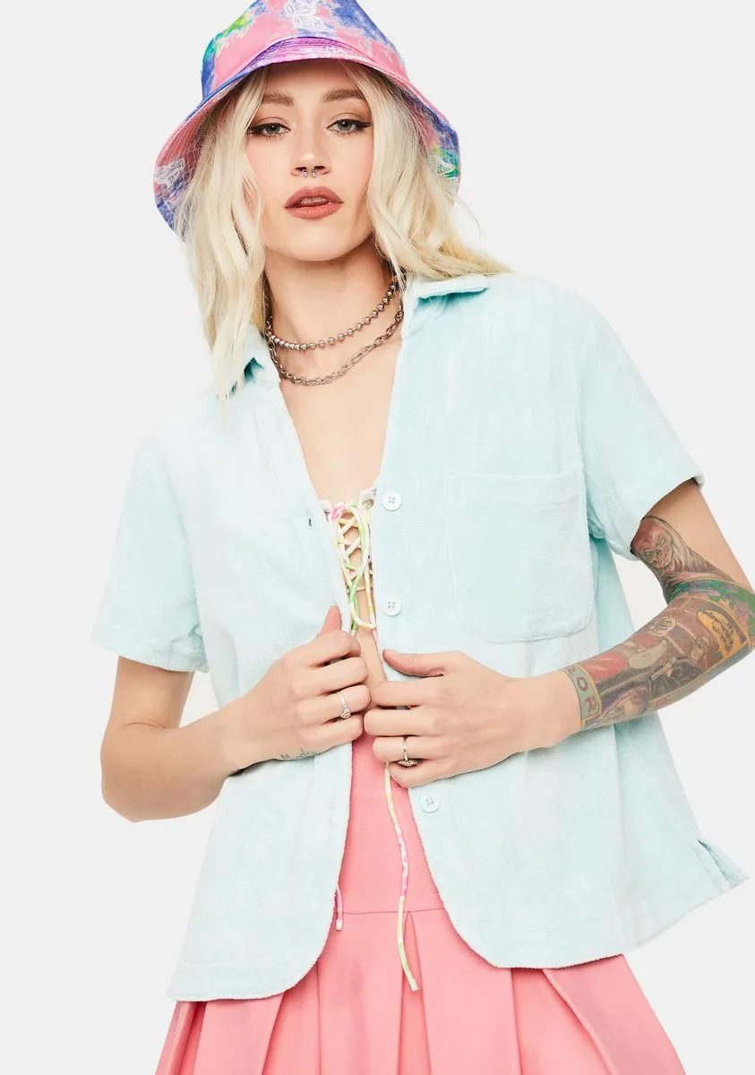 Sunset Stripe Coco Top sold by Dolls Kill