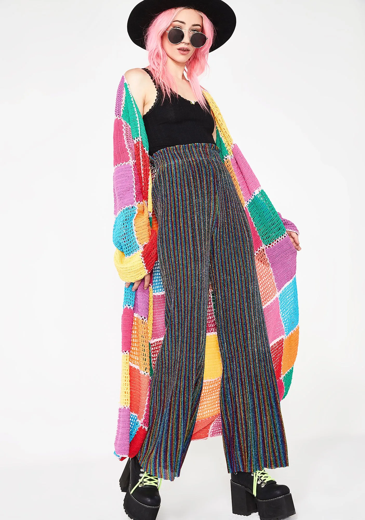 Freaky Flow Wide Leg Pants sold by Dolls Kill product image thumbnail 2