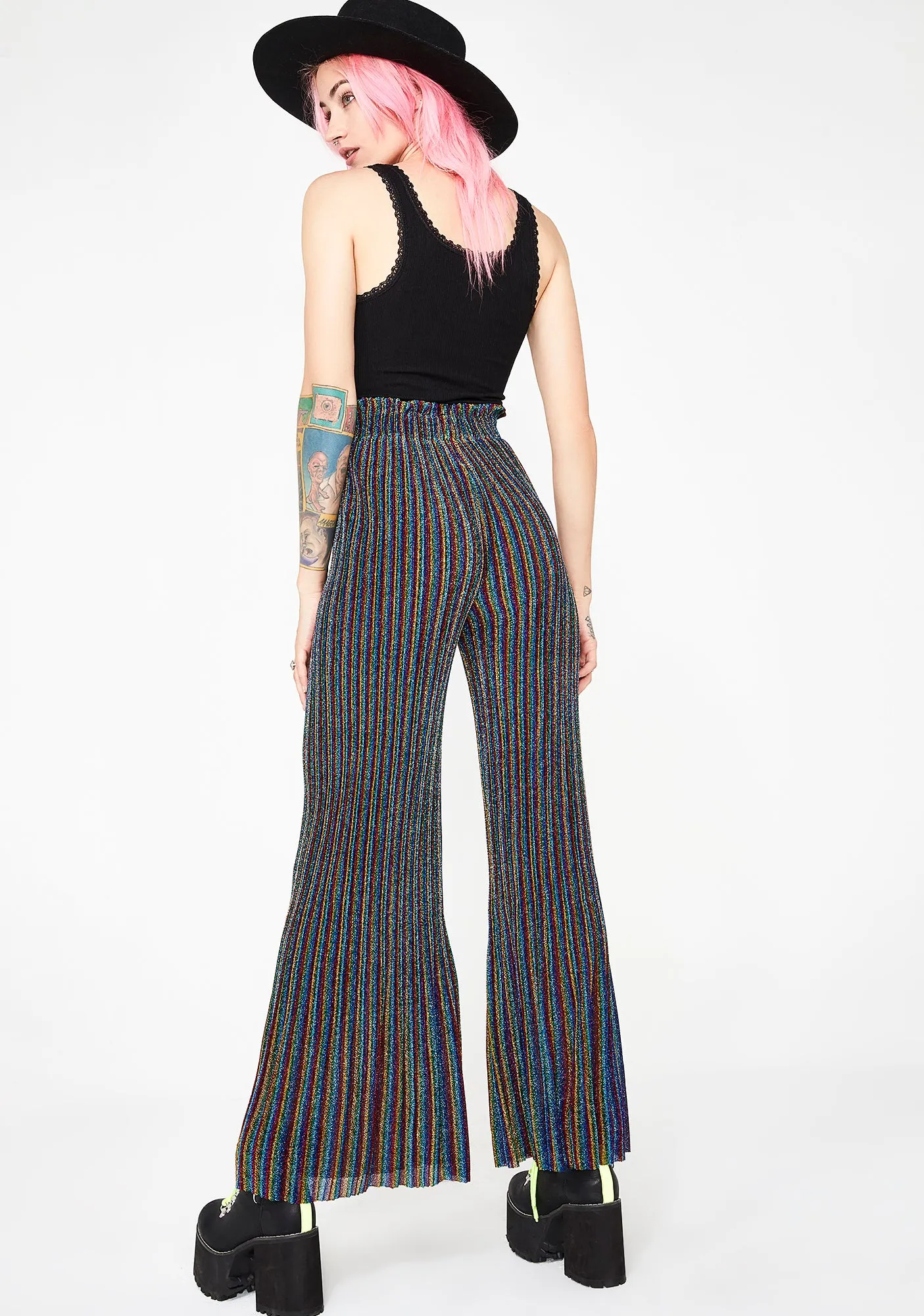 Freaky Flow Wide Leg Pants sold by Dolls Kill product image thumbnail 4