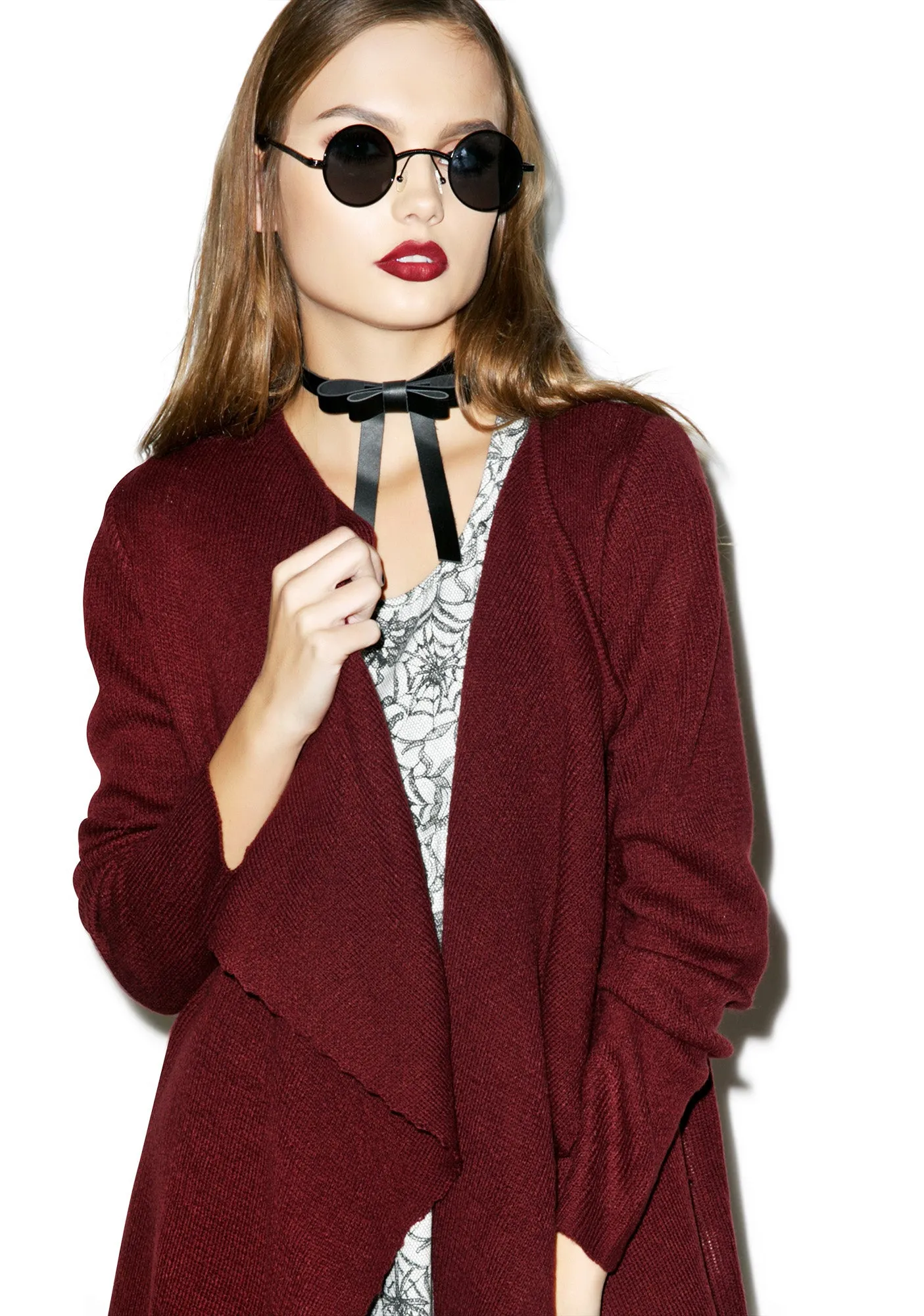 Spineless Drape Sweater sold by Dolls Kill product image thumbnail 5