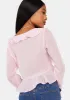 Reese Chiffon Ruffle Top sold by Dolls Kill