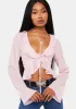 Reese Chiffon Ruffle Top sold by Dolls Kill
