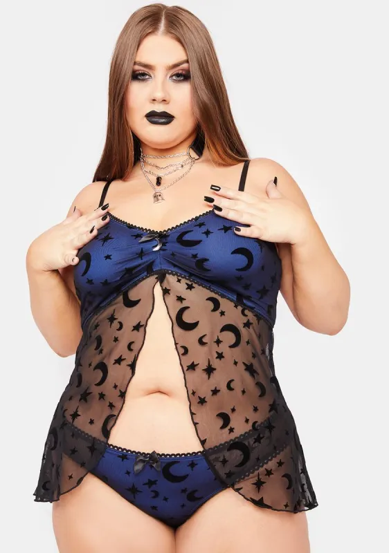 Plus Perfect Spellcaster Lingerie Set sold by Dolls Kill