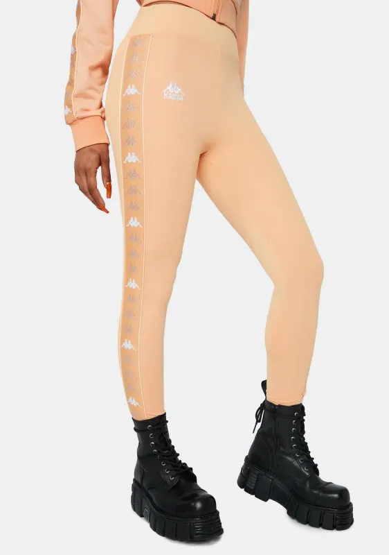 Peach Pink 222 Banda Bartes Sport Leggings sold by Dolls Kill