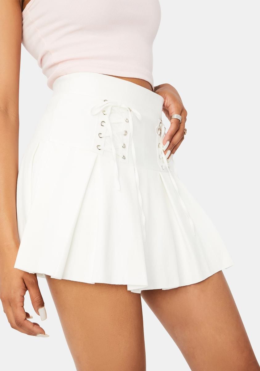 Pure Modern School Girl Pleated Skort sold by Dolls Kill