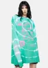 Dragon Print Tie Dye Long Sleeve Tee sold by Dolls Kill