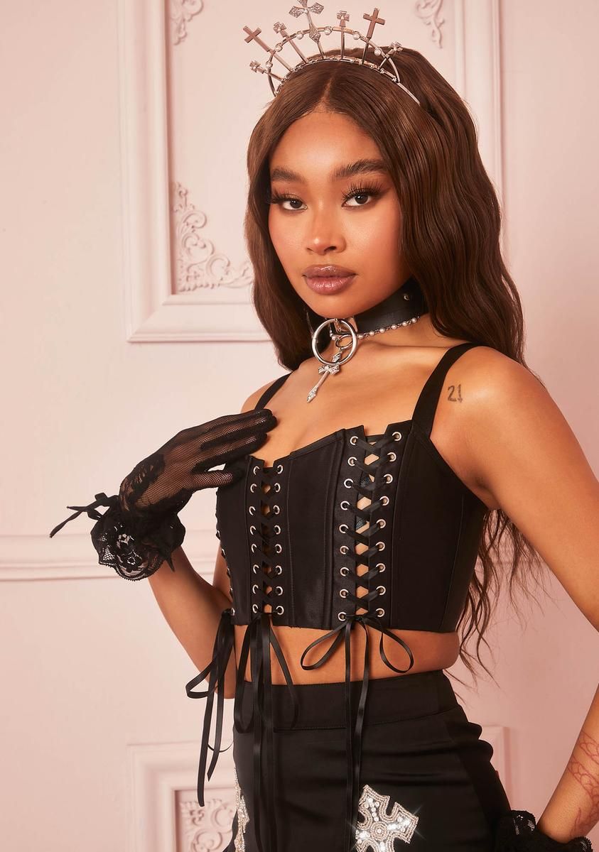 Send My Love Bustier Top sold by Dolls Kill product image thumbnail 2