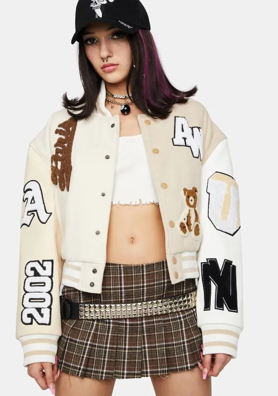 Reula Varsity Jacket sold by Dolls Kill