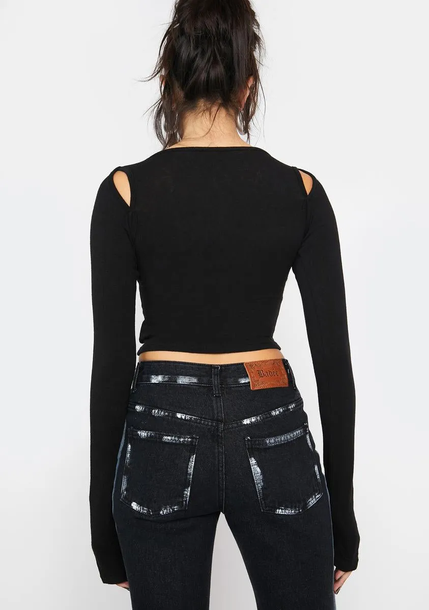 Talia Cut-Out Tee sold by Dolls Kill product image thumbnail 4