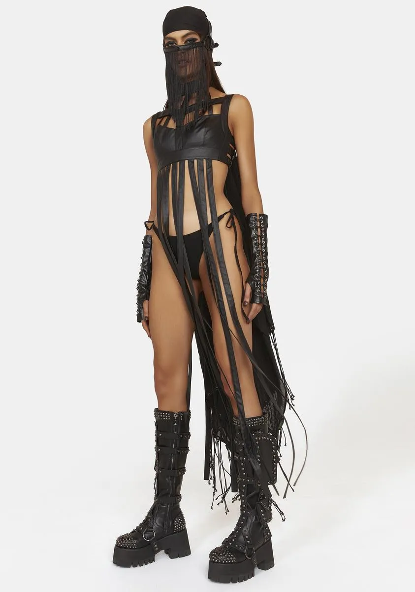 Noir Celestial Ringmaster Lingerie Set sold by Dolls Kill product image thumbnail 3