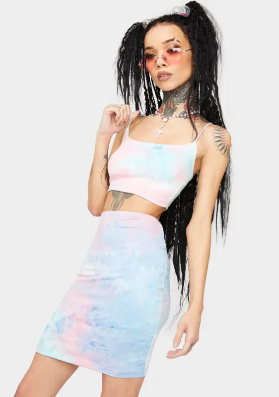 Candy Wonderland Tie Dye Set sold by Dolls Kill
