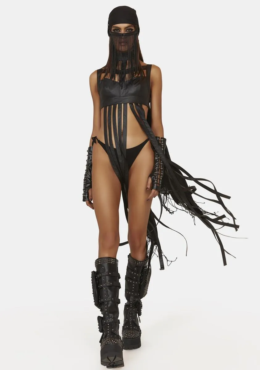 Noir Celestial Ringmaster Lingerie Set sold by Dolls Kill product image thumbnail 2