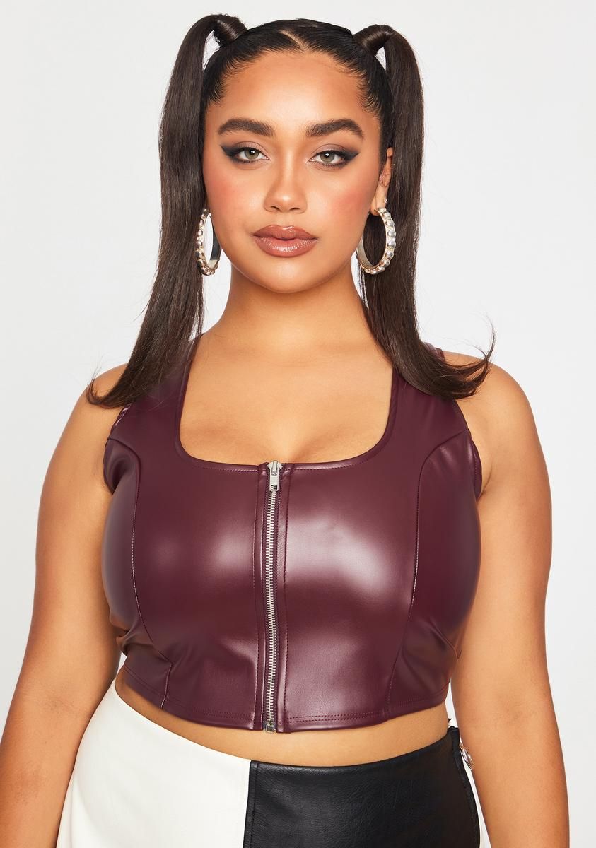 Plus Whiskey Zipped Hearts Corset Top sold by Dolls Kill