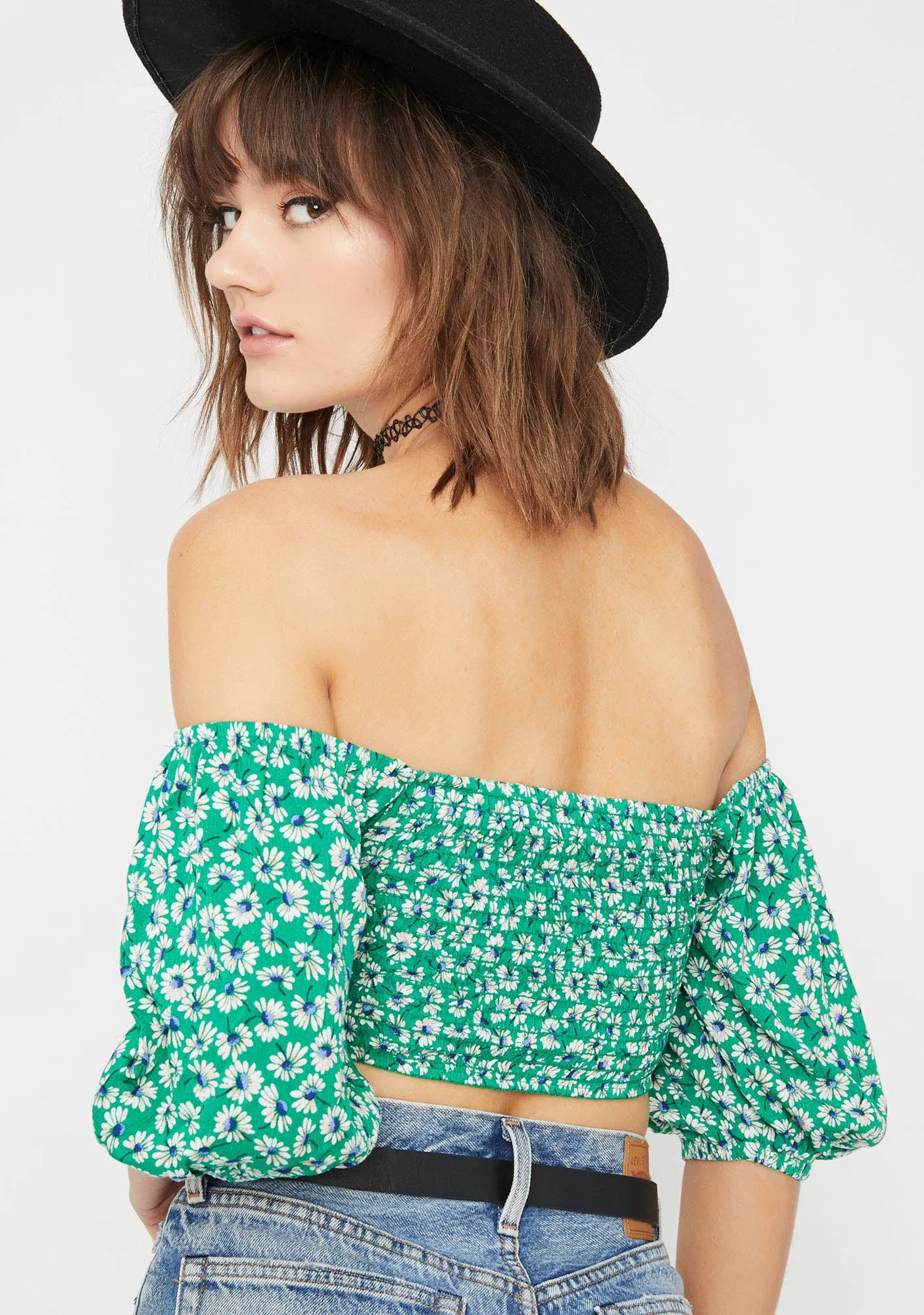 Daisy Wonderland Crop Top sold by Dolls Kill product image thumbnail 4