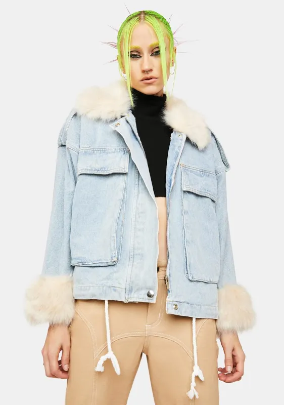 Highway Babe Trucker Jacket sold by Dolls Kill