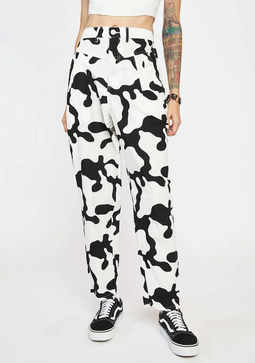 Pecan Multi Kyoto Pants sold by Dolls Kill