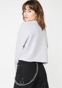 Seriously Graphic Cropped Sweater sold by Dolls Kill