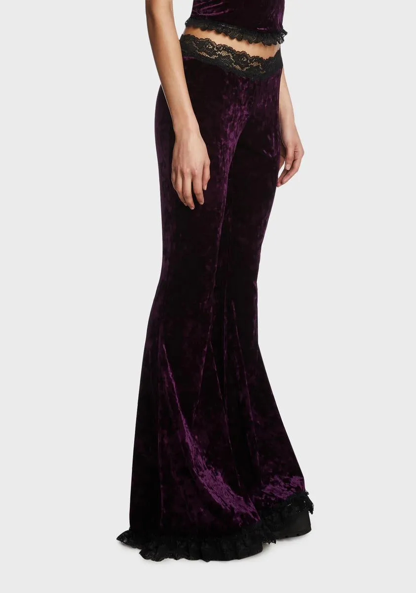 Traditional Alchemy Flared Leggings - Purple sold by Dolls Kill product image thumbnail 3