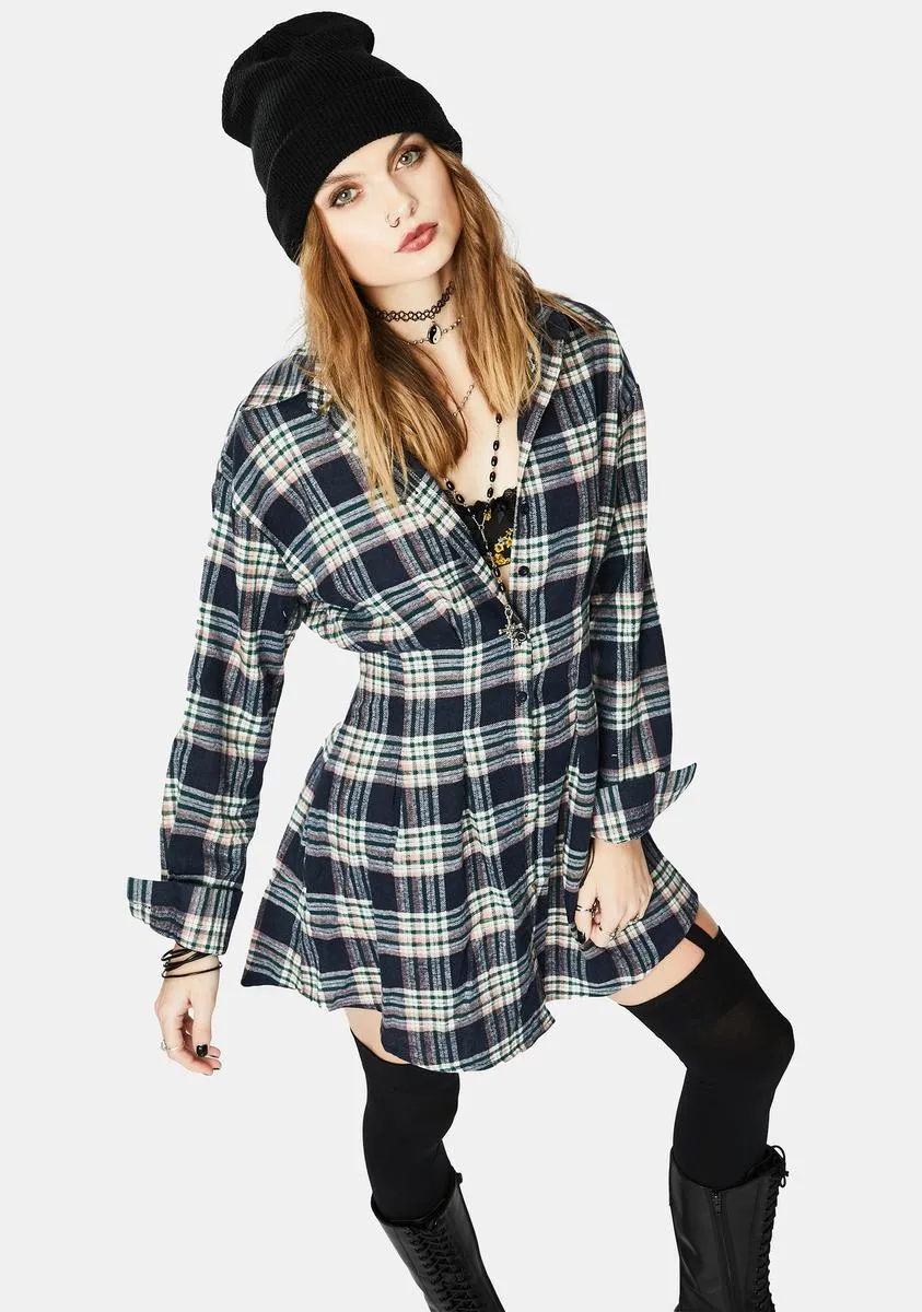 Framed Frenemies Plaid Mini Dress sold by Dolls Kill product image thumbnail 2