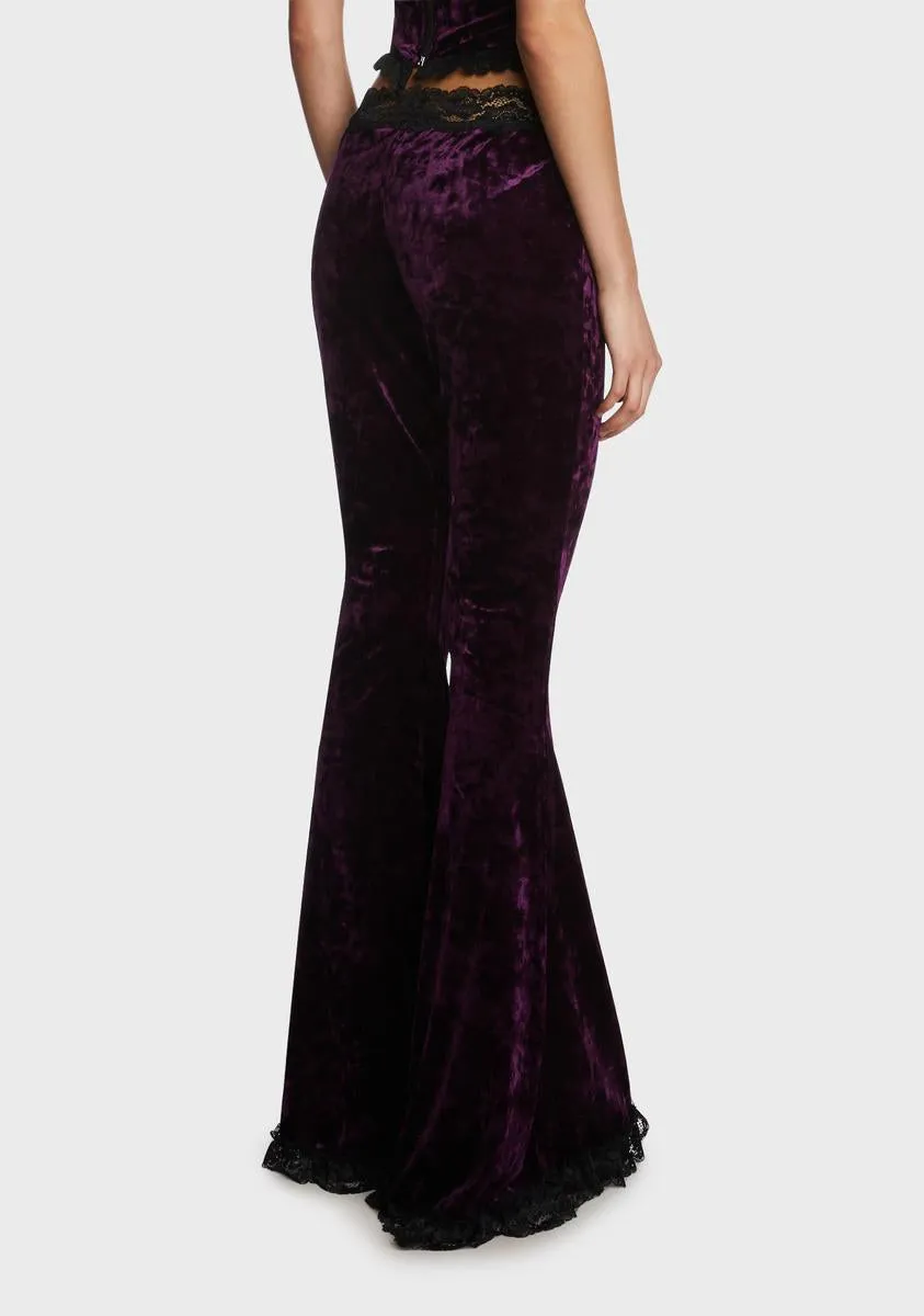 Traditional Alchemy Flared Leggings - Purple sold by Dolls Kill product image thumbnail 4