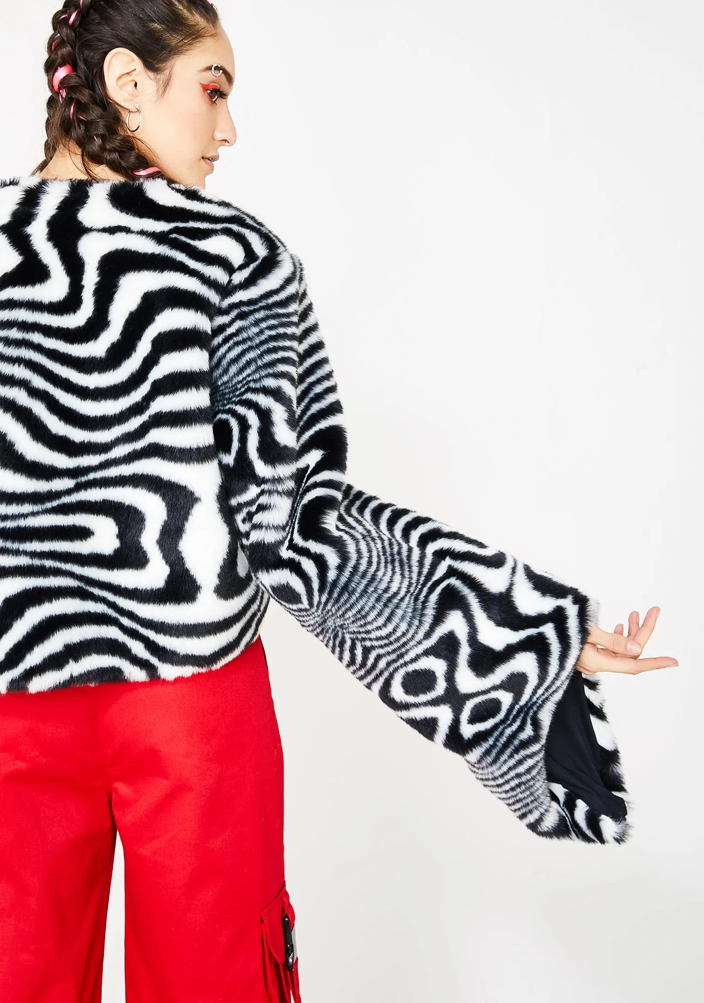 Trippin Through Life Jacket sold by Dolls Kill product image thumbnail 4