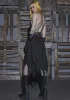 Flanger Chiffon Asymmetrical Strappy Midi Dress sold by Dolls Kill