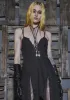 Flanger Chiffon Asymmetrical Strappy Midi Dress sold by Dolls Kill