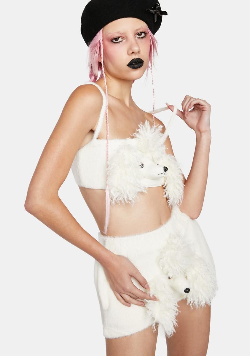 Poodle Tube Top sold by Dolls Kill product image thumbnail 2