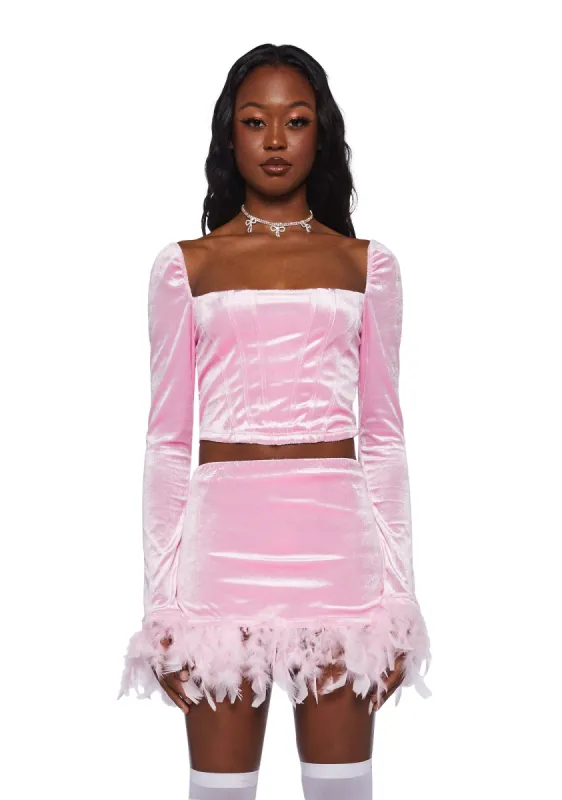 Lavish Living Corset Top sold by Dolls Kill