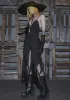 Flanger Chiffon Asymmetrical Strappy Midi Dress sold by Dolls Kill