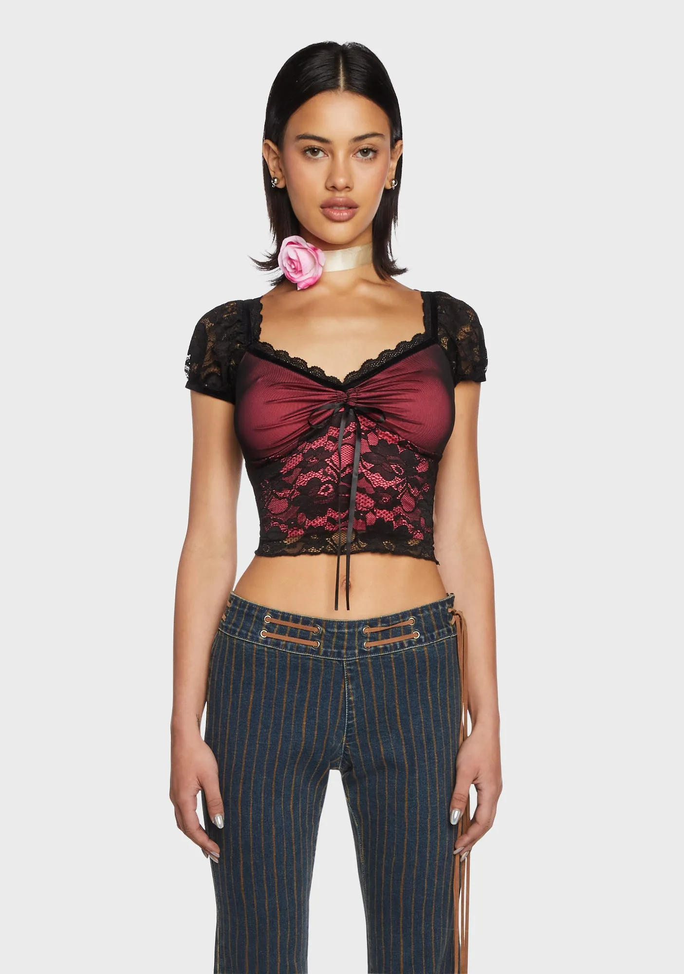 Cross-Country Trip Crop Top sold by Dolls Kill