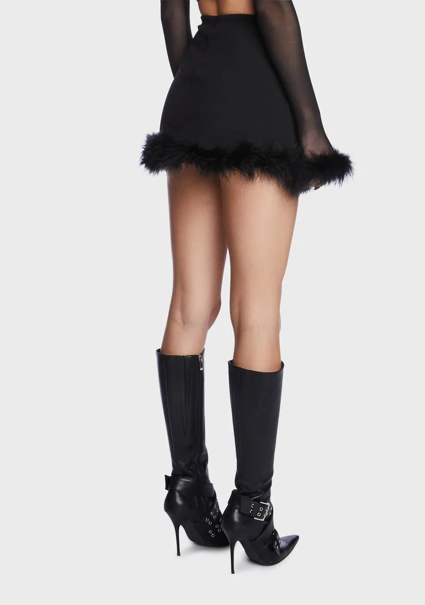 Been Busy Marabou Mini Skirt sold by Dolls Kill product image thumbnail 5