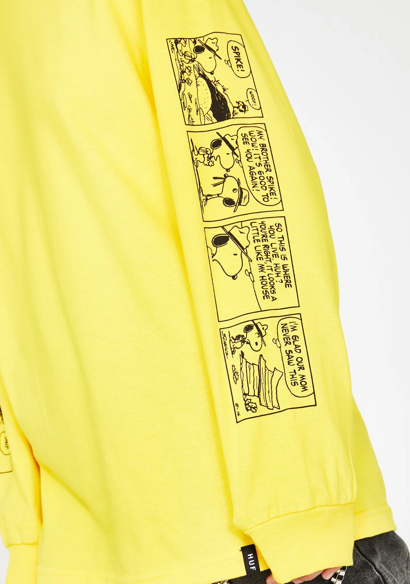 Peanuts Spike Stripe Long Sleeve Tee sold by Dolls Kill product image thumbnail 3