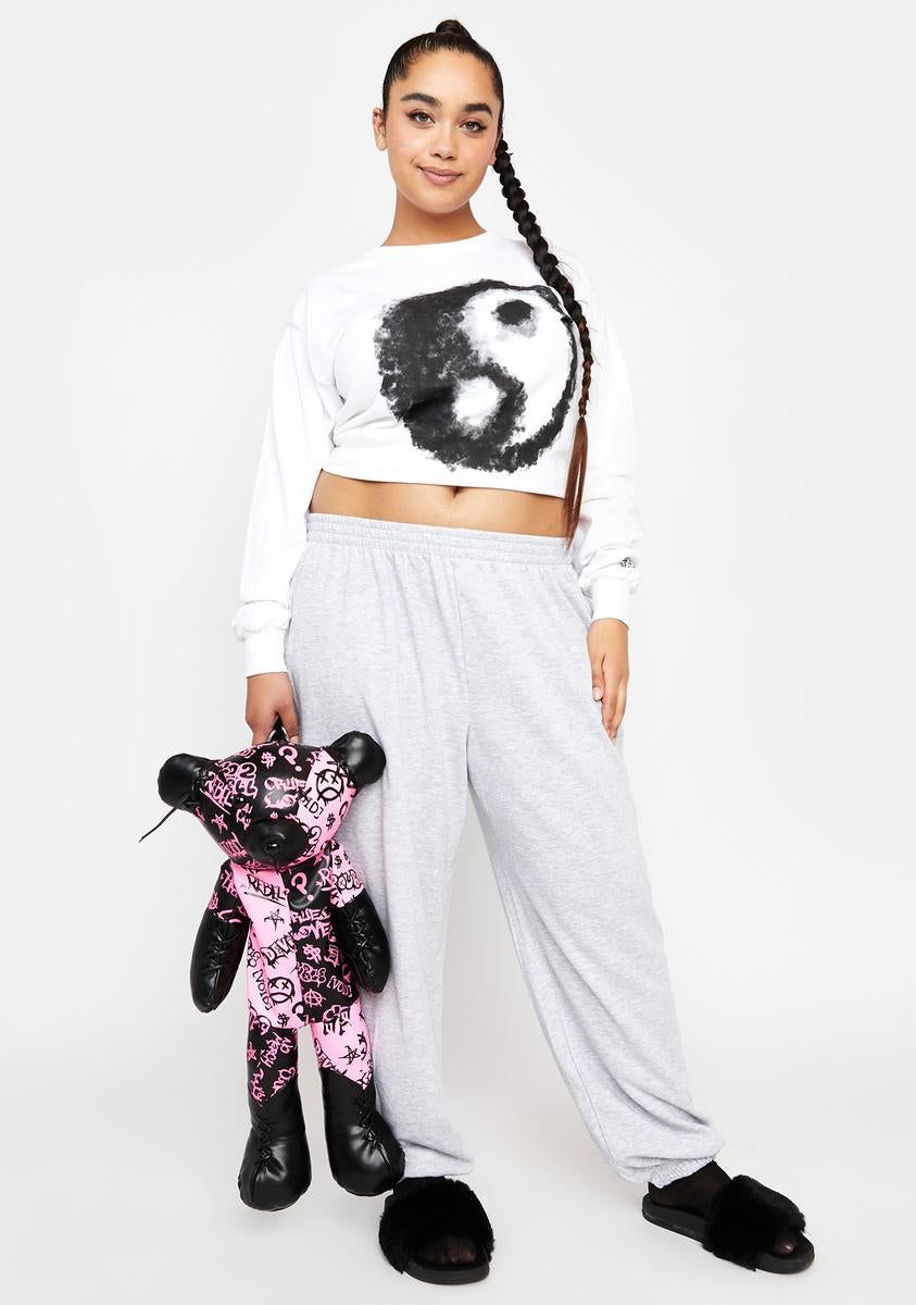 Plus Heather Classified Info Joggers sold by Dolls Kill product image thumbnail 3