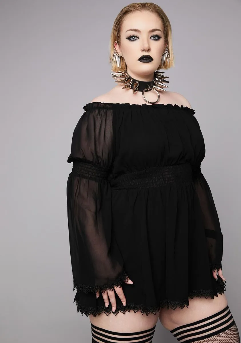 Plus Midnight Perilous Journey Tunic Dress sold by Dolls Kill product image thumbnail 2