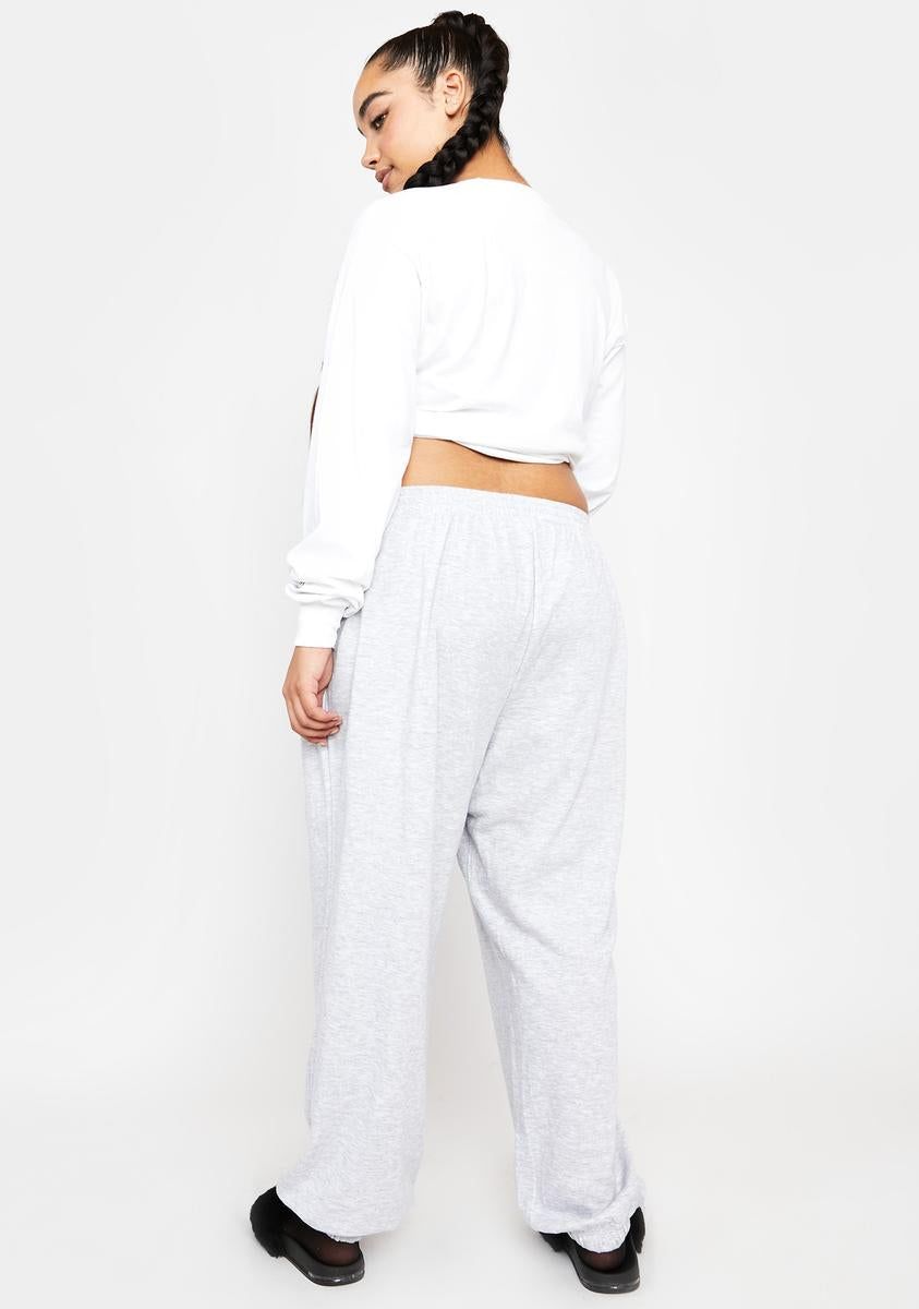 Plus Heather Classified Info Joggers sold by Dolls Kill product image thumbnail 4