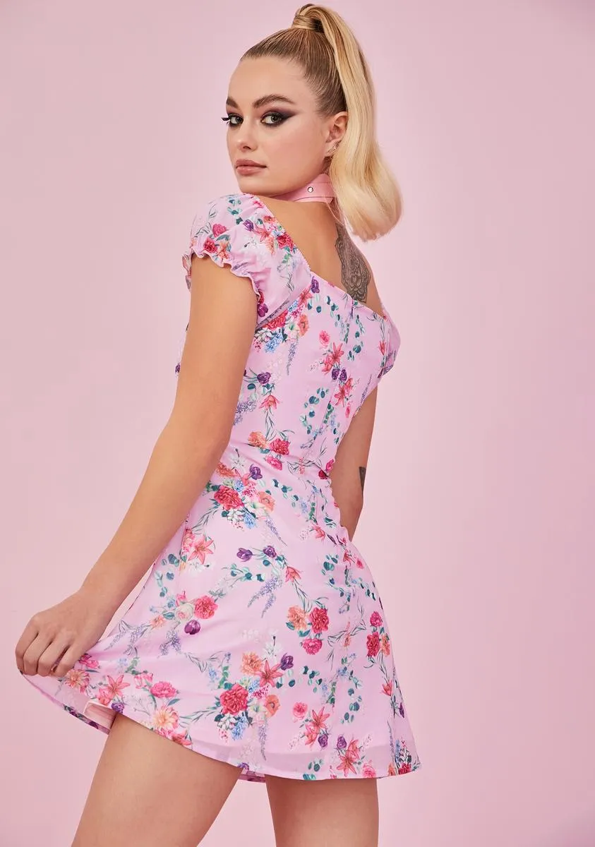 Sweet Tryst Of Fate Mini Dress sold by Dolls Kill product image thumbnail 4