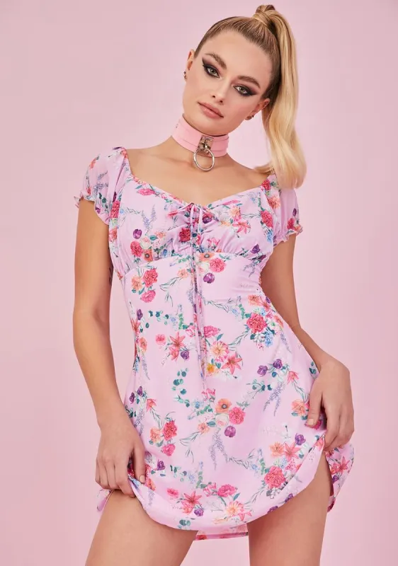 Sweet Tryst Of Fate Mini Dress sold by Dolls Kill