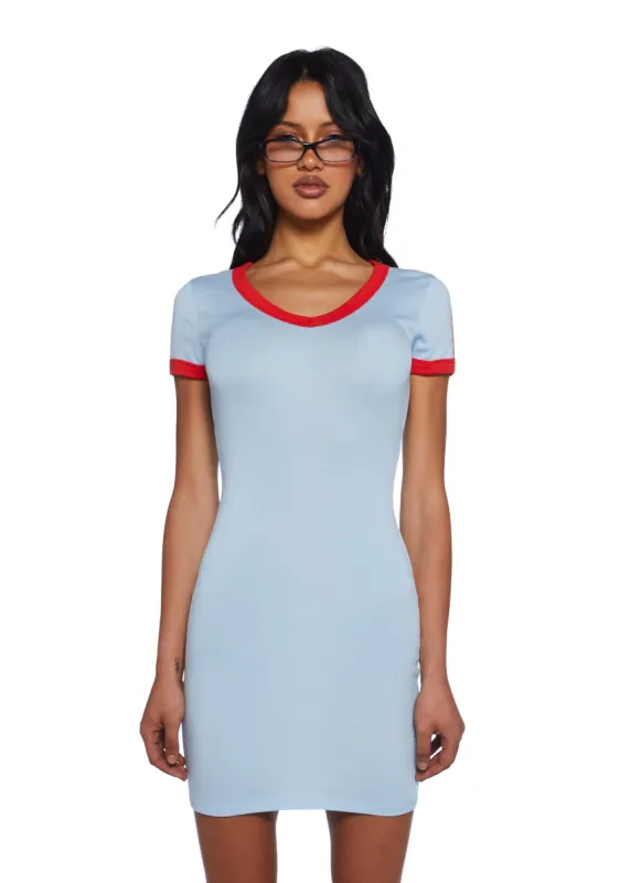 Varsity Vibes Bodycon Dress sold by Dolls Kill