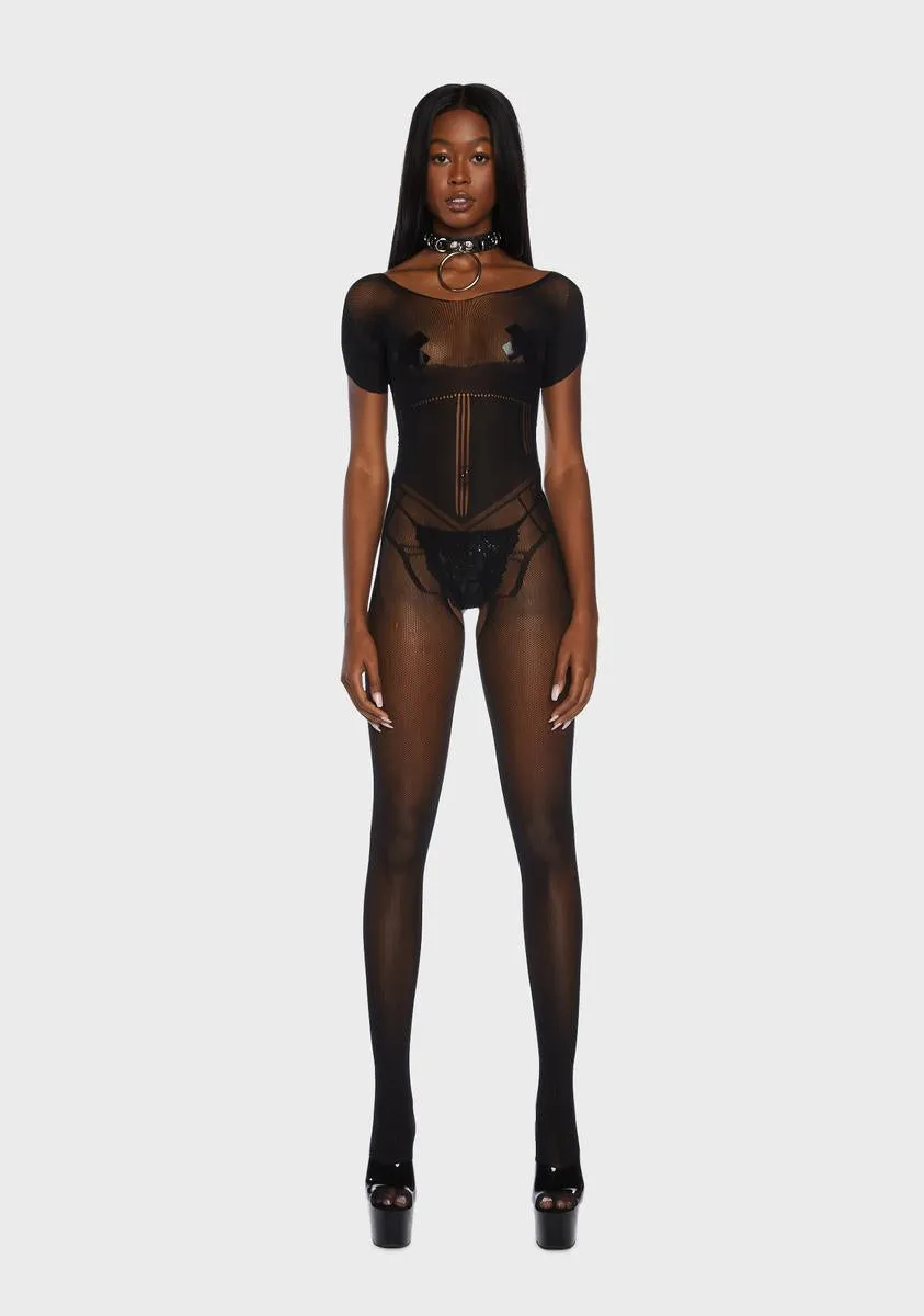 Keep In Touch Mesh Bodystocking sold by Dolls Kill
