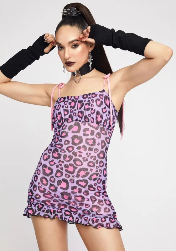 Creepin It Real Mesh Mini Dress sold by Dolls Kill