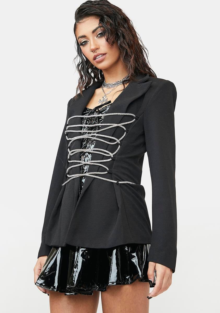 Feel It In My Kiss Blazer sold by Dolls Kill product image thumbnail 2
