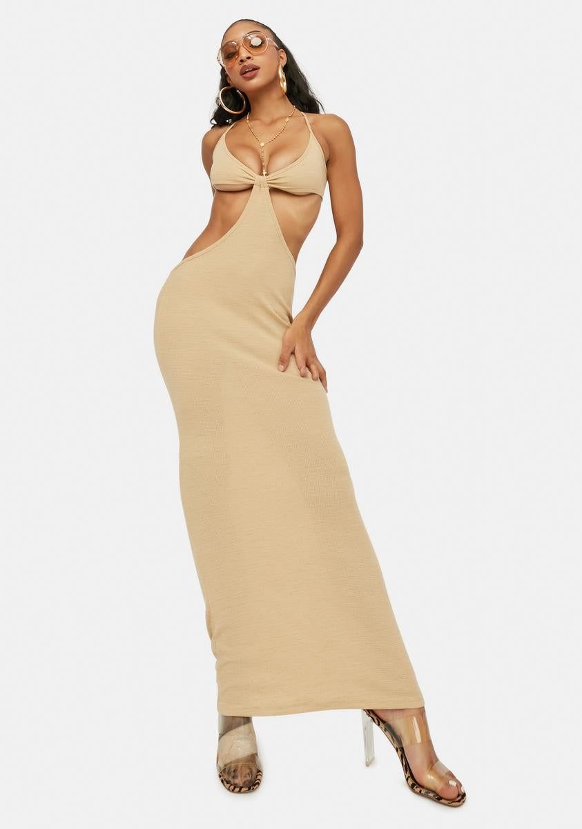 Check My Style Cut Out Maxi Dress sold by Dolls Kill product image thumbnail 2