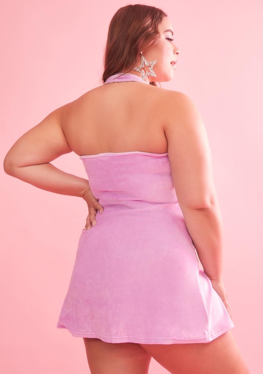 Plus Wild Direction Terry Halter Dress sold by Dolls Kill product image thumbnail 4